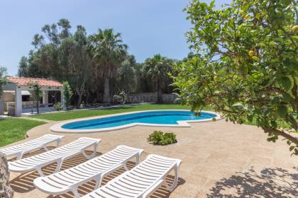 Casa de campo con piscina en Sant Lluis Menorca