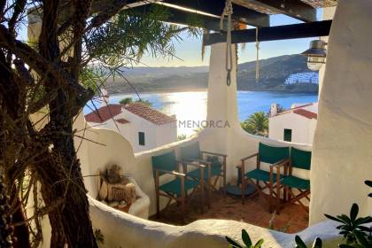 Duplex villa for sale with amazing sea views in Playas de Fornells