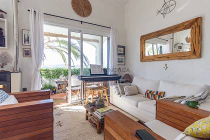 Duplex villa for sale with amazing sea views in Playas de Fornells