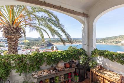 Duplex villa for sale with amazing sea views in Playas de Fornells