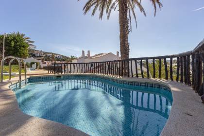 Duplex villa for sale with amazing sea views in Playas de Fornells