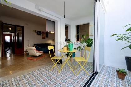 Magnífica casa en planta baja con patio en Ciutadella de Menorca