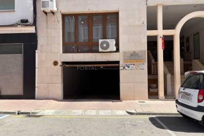 Plaza de parking para coche