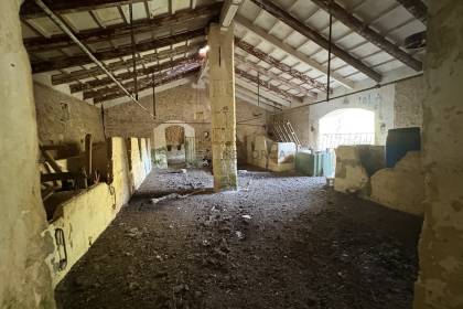 Finca rústica en Menorca con varias edificaciones, piscina, electricidad de red y pozo propio