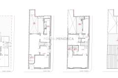 Blueprints Characterful Restored Townhouse with Patio and Roof Terrace in Central Mahón