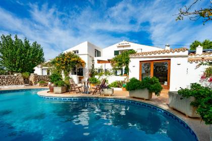 Menorcan Country House with Swimming Pool and Cultivable Land
