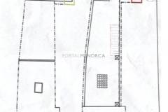 Plans Maison à vendre avec cour dans le centre de Mahón