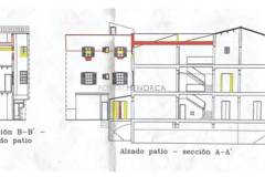 Plans Maison à vendre avec cour dans le centre de Mahón