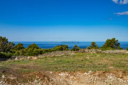 Plot with sea views and building licence in Santo Tomas