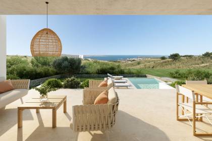 Chalet de nueva construccion con fantasticas vistas al mar.