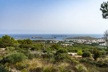 Plot of land with sea views in Coves Noves, north coast of the Island