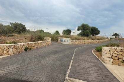 Plot with sea views in Santo Tomas.