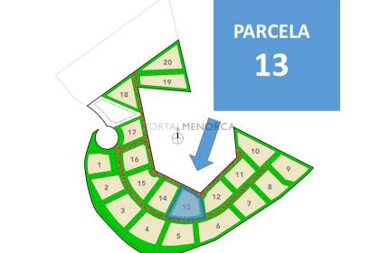 Plot with sea views in Santo Tomas.