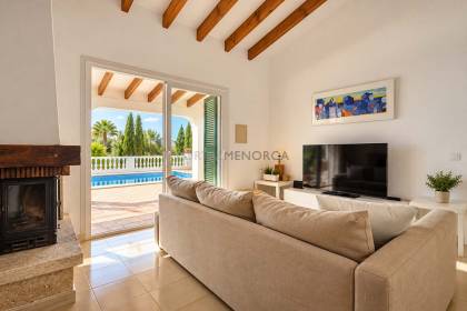 Chalet con piscina y potencial de ampliación en una de las calles más tranquilas de Son Parc