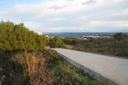 Terrain avec vue sur la mer, privé de Coves Noves.