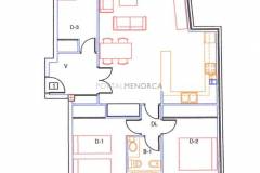 Blueprints Plot for 4 apartments in Mahon