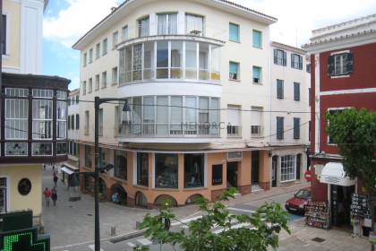 Building for sale on the main street of Mahón, Menorca
