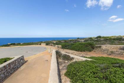 First line plot of land for sale with sea and countryside views