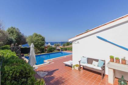 Villa for sale with pool and sea views in Binibeca