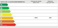 CEE Casita en primera línea de mar en venta en Binibeca