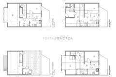 Plans Maison à vendre à Es Castell avec vue mer