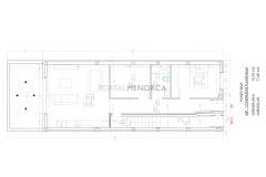 Planos Planta baja con patio en venta en Sant Lluís