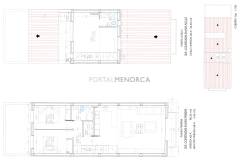 Blueprints New build first floor house for sale in Sant Lluís