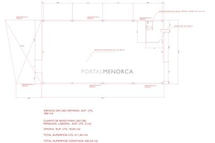 Parcela industrial con licencia de obras en venta en Alaior