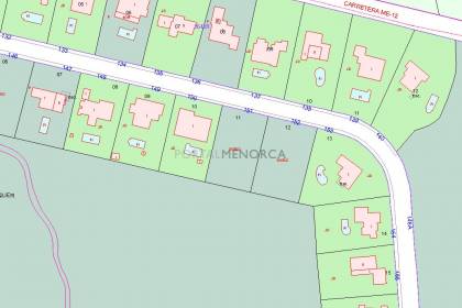 Terrain constructible à Binixica de 1,026m2 pour une maison d'environ 256,5m2.