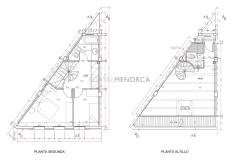 Blueprints Plot for sale near the center of Mahón
