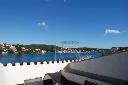 Front line two bedroom duplex with views over Mahon Harbour.