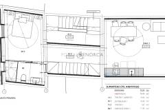 Plans Maison en construction dans une rue très centrale et charmante