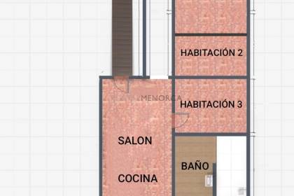 Appartement de 3 chambres au rez-de-chaussée au centre de Sant Lluís.