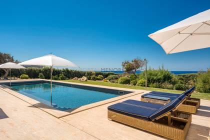 Spectacular front line house in Binidali, Menorca.