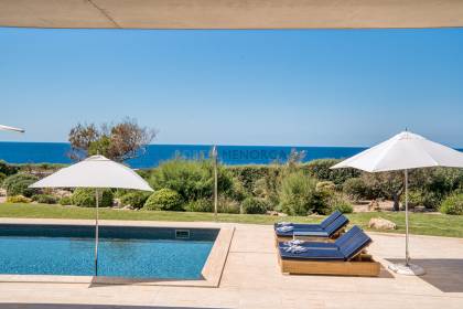 Spectacular front line house in Binidali, Menorca.