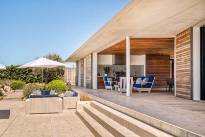 Spectacular front line house in Binidali, Menorca.