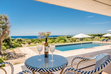 Spectacular front line house in Binidali, Menorca.