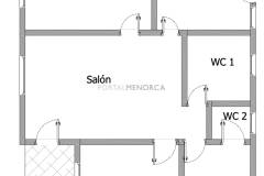 Plans Villa avec vue sur la mer et potentiel d'agrandissement à Son Vitamina