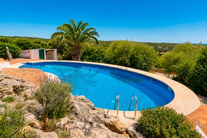 Villa avec vue sur la mer et potentiel d'agrandissement à Son Vitamina