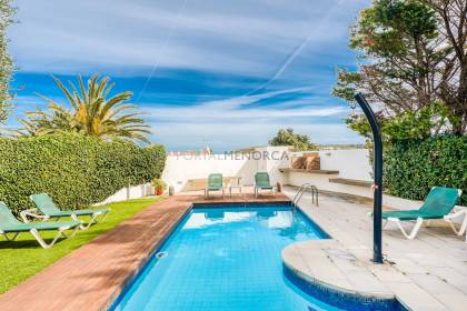 Modern 4 bedroom villa with a tourist licence in Sol Del Este, Es Castell.