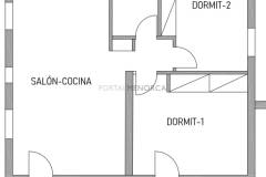 Plans Appartement avec vue imprenable sur la mer et accès direct à Cala Tirant