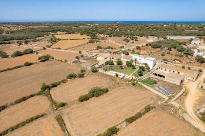 Two country houses, one with a tourist licence, on the south coast of Ciutadella