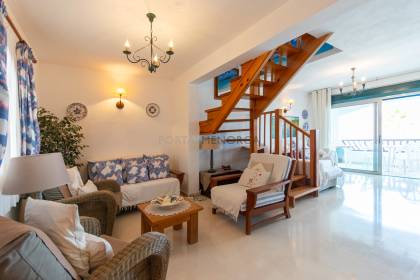 Lovely villa with pool and sea views in Playas de Fornells