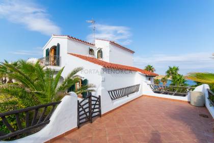 Lovely villa with pool and sea views in Playas de Fornells
