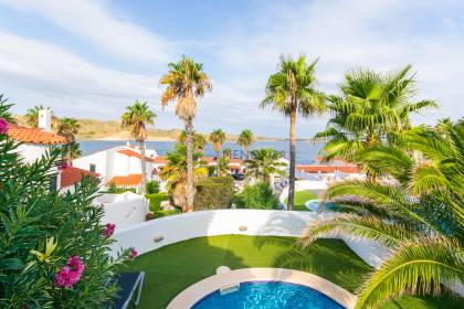 Lovely villa with pool and sea views in Playas de Fornells