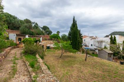 Charming house with land and views over Ferreries village