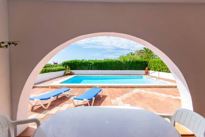 Lovely villa with sea views and pool in S'Algar