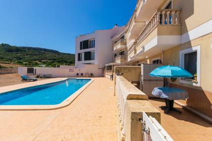 Practical ground floor with terrace and pool in Mercadal