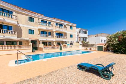 Practical ground floor with terrace and pool in Mercadal