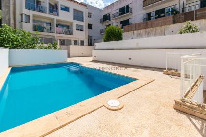 Bonita planta baja con piscina en venta en Es Mercadal